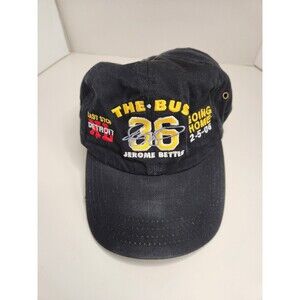 Pittsburgh Steelers Jerome Bettis Hat Cap Strap Back Super Bowl‎ XL NFL The Bus